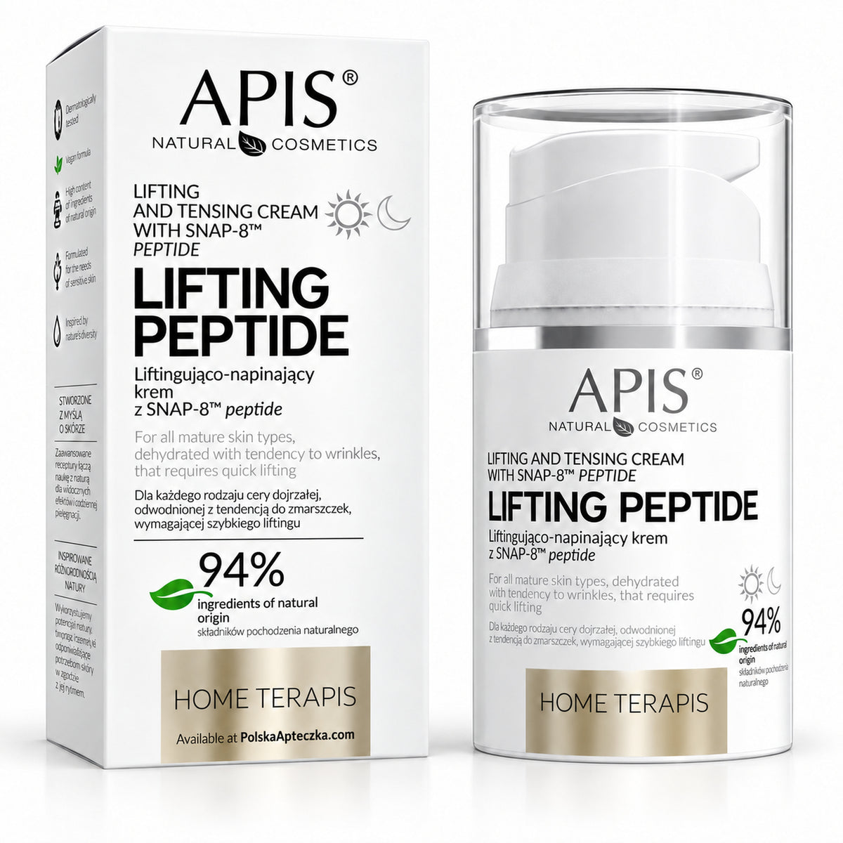 Lifting Peptide SNAP-8 Firming Face Cream, 50 ml – APIS / Lifting Peptide Liftingująco-napinający krem z SNAP-8, 50 ml – APIS