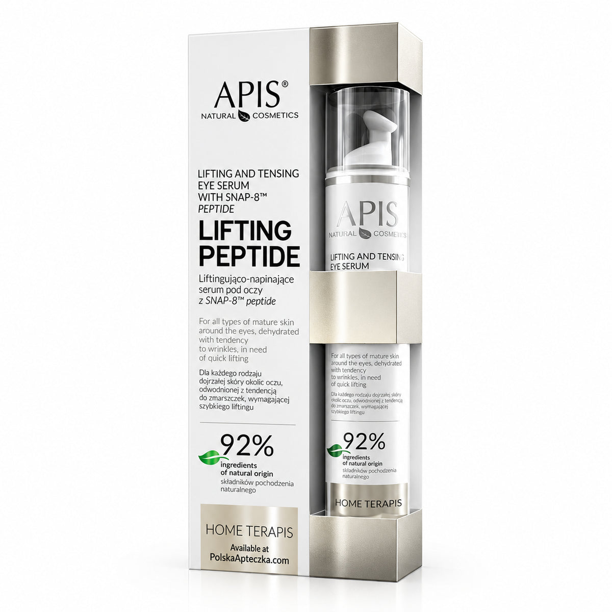 Lifting Peptide SNAP-8 Firming Eye Serum, 10 ml – APIS / Lifting Peptide Liftingująco-napinające serum pod oczy z SNAP-8, 10 ml – APIS