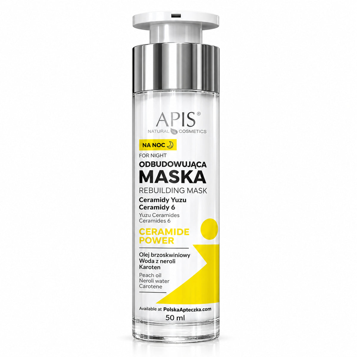Ceramide Power Rebuilding Overnight Mask, 50 ml – APIS / Ceramide Power Odbudowująca maska na noc, 50 ml – APIS