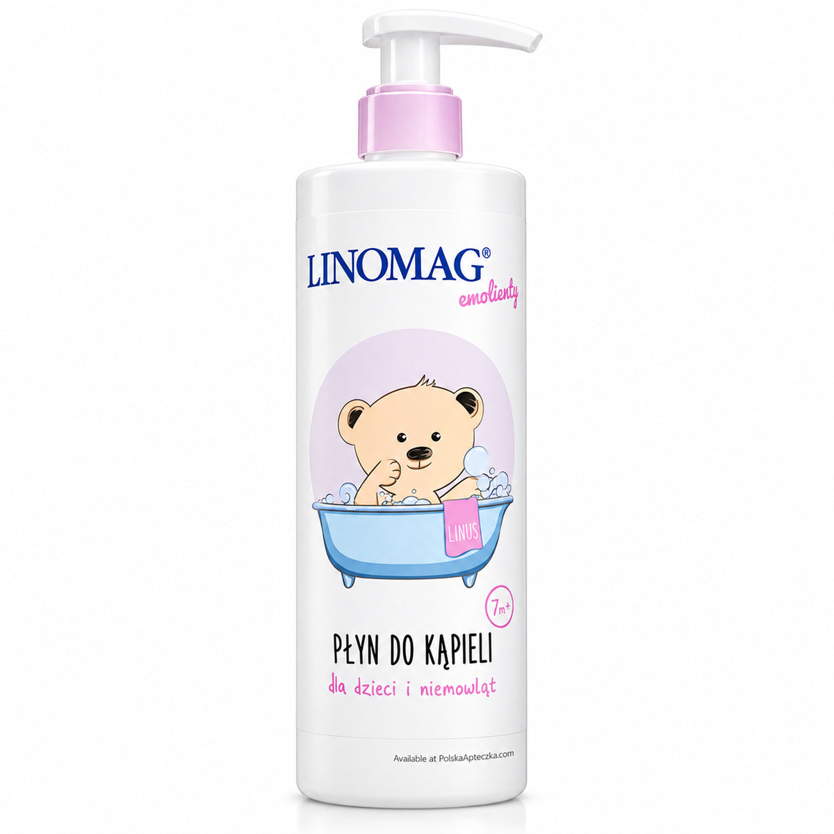 Linomag Baby Bath Liquid 7 Months+ 400 ml - Ziołolek – product on a white background