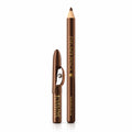 Long-Wear Eye Pencil with Sharpener – Brown by Eveline, product on white / Brązowa kredka do oczu z temperówką Eveline, produkt na białym tle