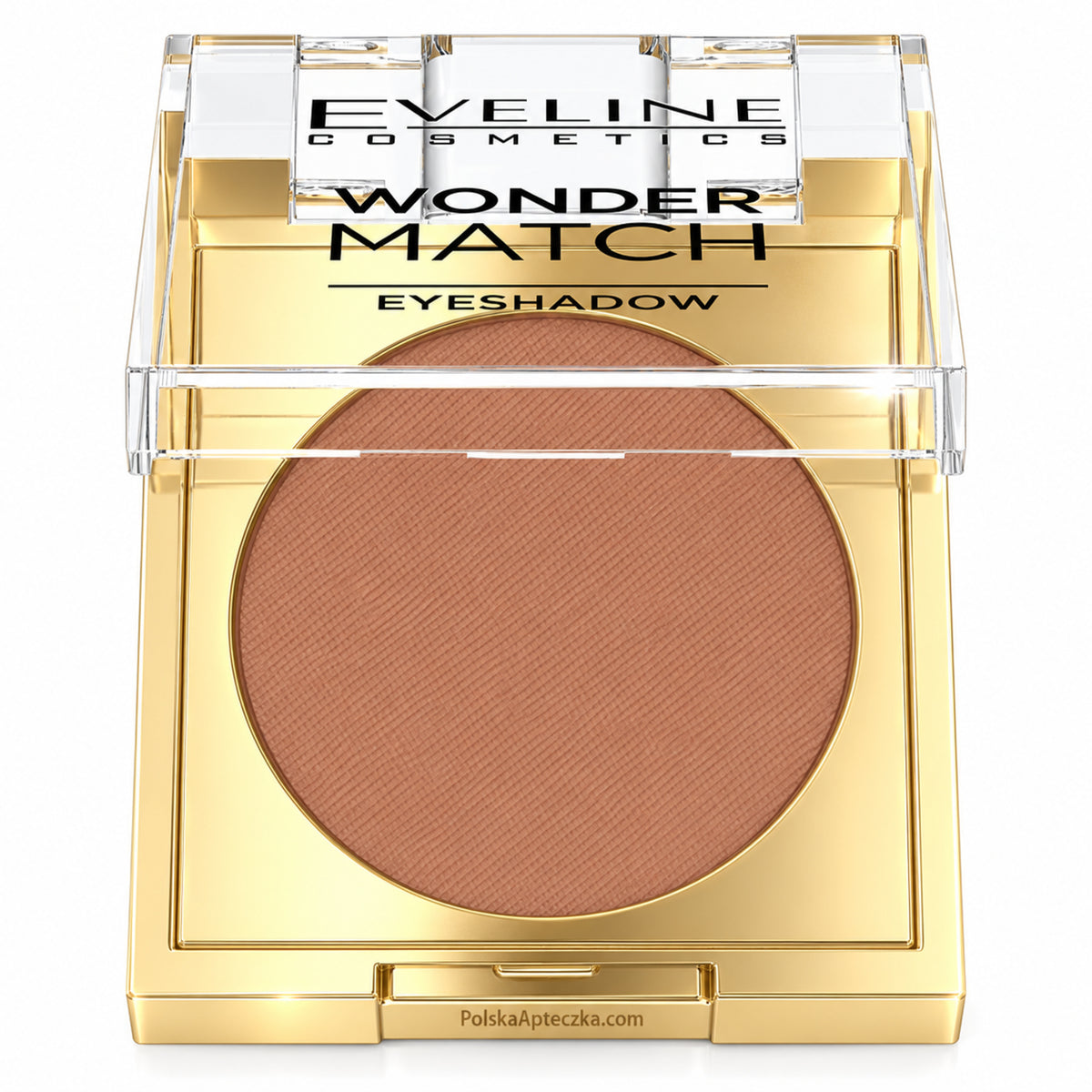 Wonder Match Mono Eyeshadow – 03 Warm Nude by Eveline on white / pojedynczy cień do powiek 03 Warm Nude Eveline na białym tle