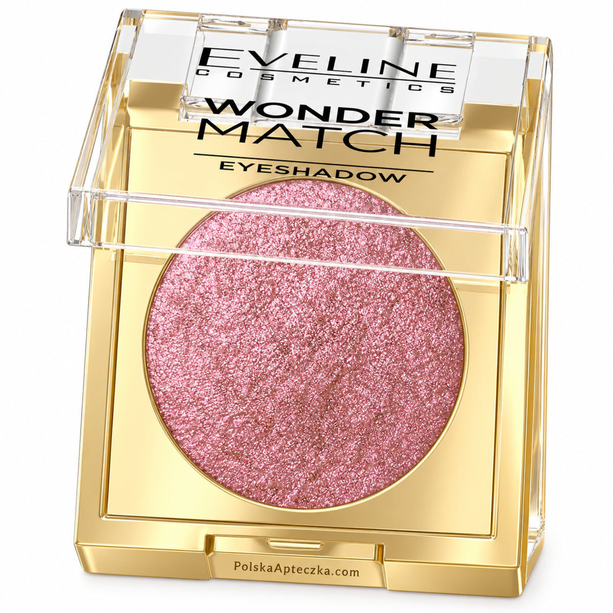 Wonder Match Mono Eyeshadow – 06 Rose Glow by Eveline on white / pojedynczy cień do powiek 06 Rose Glow Eveline na białym tle