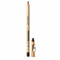 Beauty Line Eye Pencil with Sharpener – Brown by Eveline, product on white / Beauty Line – brązowa kredka do oczu z temperówką Eveline, produkt na białym tle