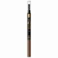 Brow Styler 3-in-1 Multifunction eyebrow pencil 02 Dark Brown by Eveline on white / kredka do brwi 02 Dark Brown – ciemny brąz na białym tle