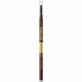 Micro Precise eyebrow pencil 03 Dark Brown by Eveline on white / kredka do brwi 03 Dark Brown – ciemny brąz na białym tle