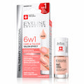 Nail Therapy Professional 6-in-1 Nude Nail Conditioner, 12 ml – Eveline on white / Skoncentrowana odżywka do paznokci nadająca kolor na białym tle
