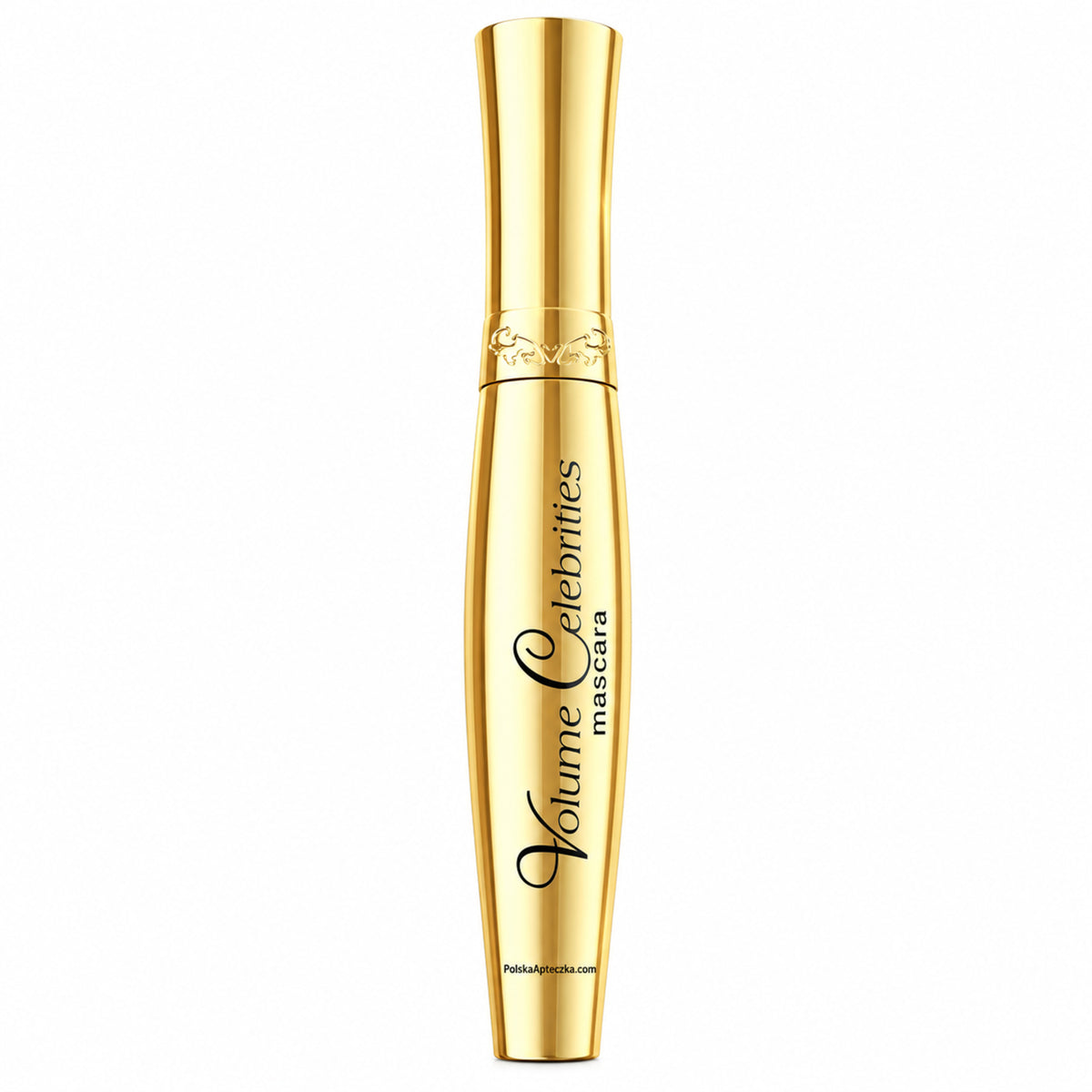 Volume Celebrities Deep Black Mascara 7 ml by Eveline on white / Volume Celebrities – tusz do rzęs głęboka czerń 7 ml na białym tle