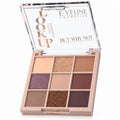 Look Up 9-Color Eyeshadow Palette – But Why Not by Eveline on white / paleta dziewięciu cieni do powiek But Why Not Eveline na białym tle