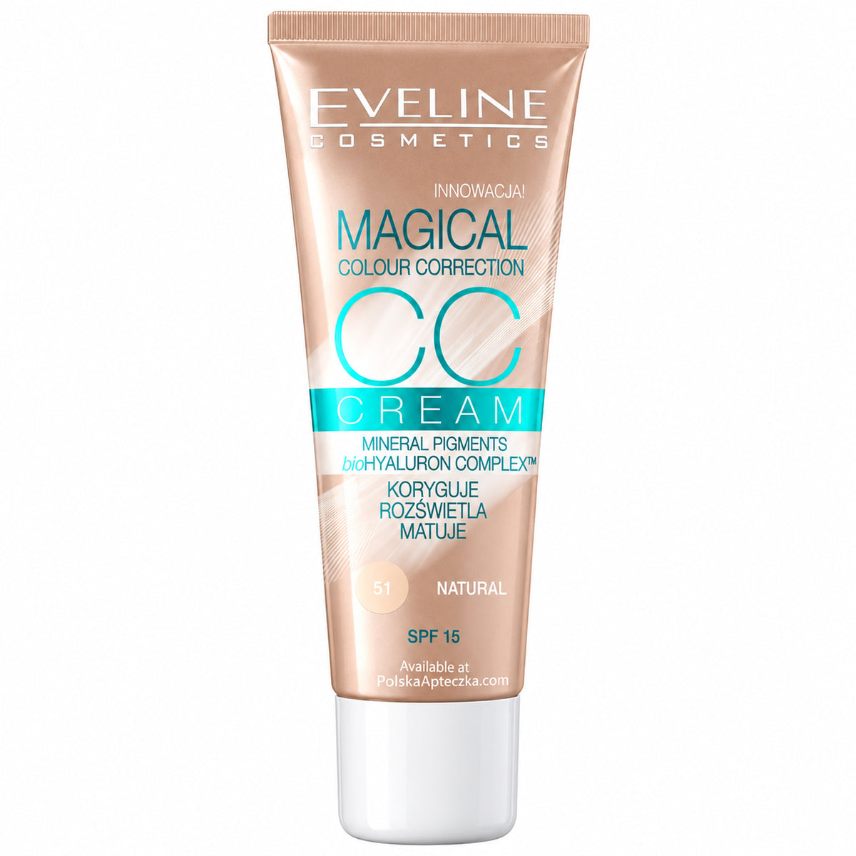 Magical Colour Correction CC Cream Natural 51, 30 ml – Eveline / Krem CC Natural 51 30 ml