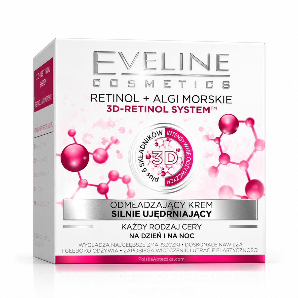 Nature Line Retinol Firming Day and Night Cream, 50 ml – Eveline on white / Krem ujędrniający każdy rodzaj cery dzień/noc na białym tle