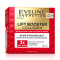 Lift Booster Collagen 40+ Smoothing Wrinkle-Filler Cream, 50 ml – Eveline on white / Silnie wygładzający krem-wypełniacz zmarszczek 40+ na białym tle