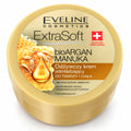 Extra Soft Bio Argan & Manuka Oil Face and Body Cream, 175 ml – Eveline on white / Extra Soft Bio Argan odżywczy krem do twarzy i ciała z olejkiem manuka na białym tle