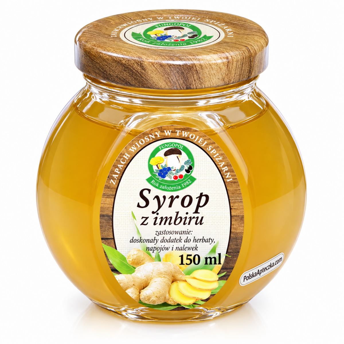 Ginger Syrup 150 ml – Fungopol / Syrop Imbirowy 150 ml – Fungopol