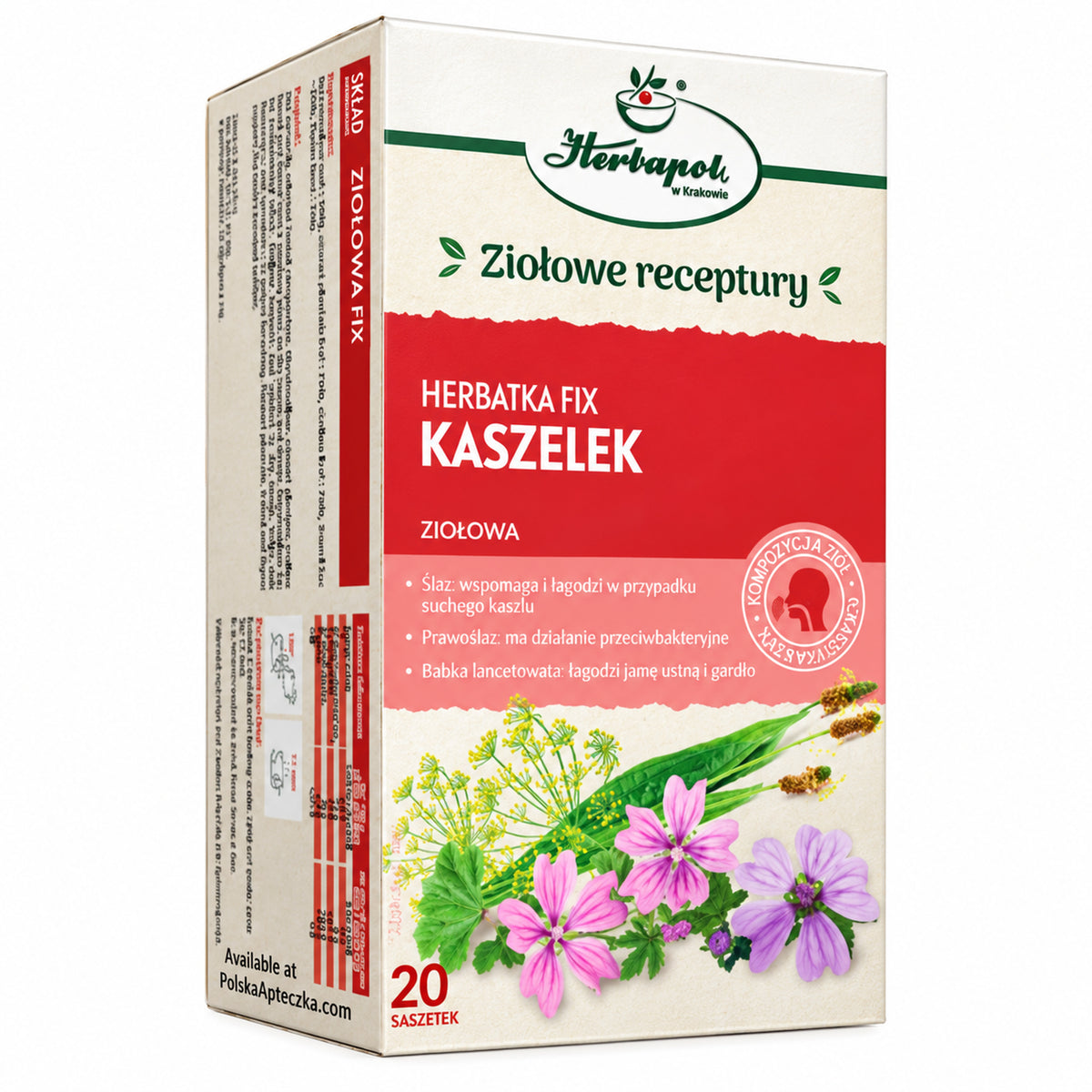 Respiratory Comfort Herbal Tea – 20 Tea Bags – Herbapol Krakow – premium hero image