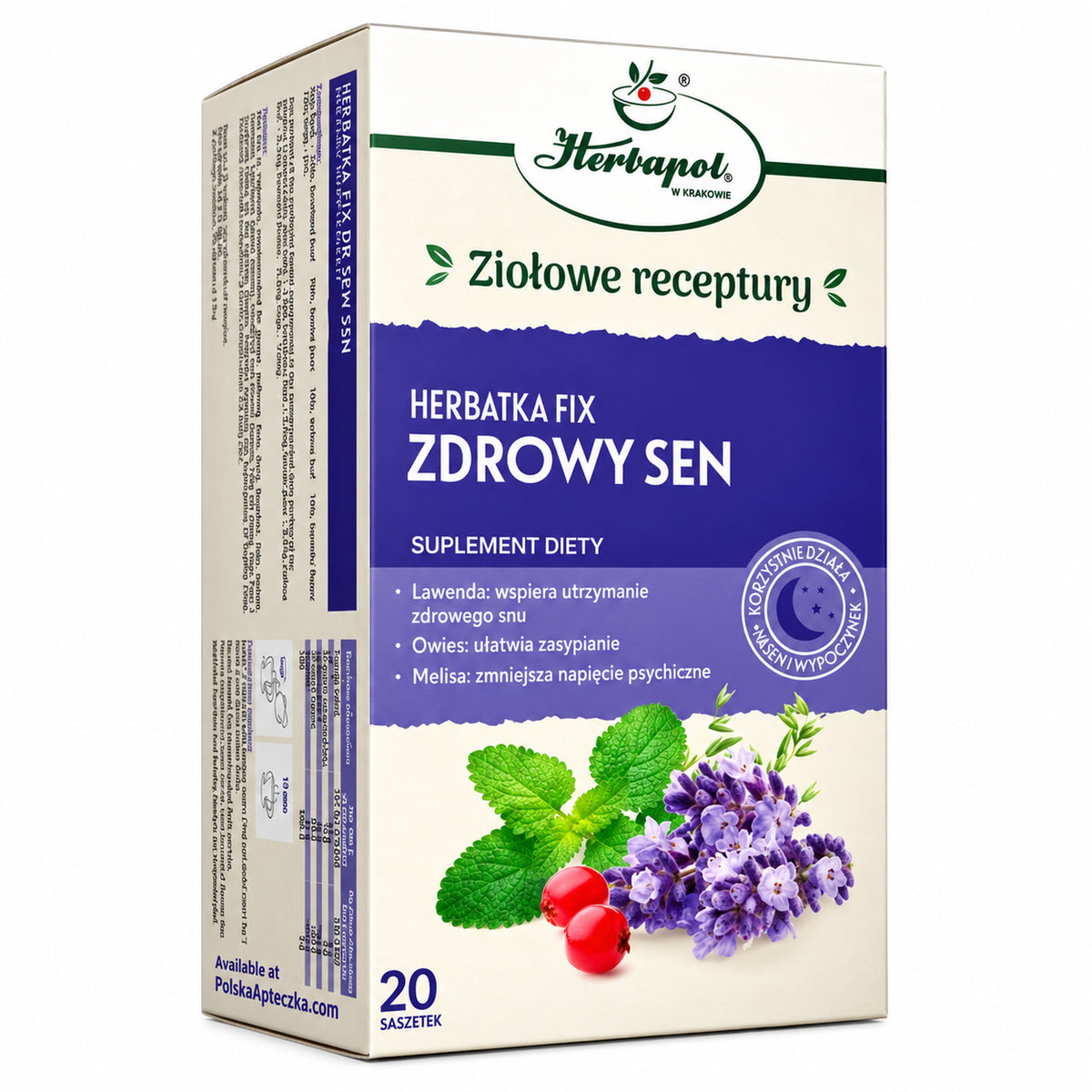Restful Sleep Herbal Tea – 20 Tea Bags – Herbapol Krakow – premium hero image