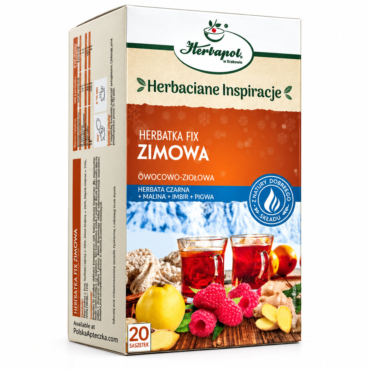 Winter Herbal Tea – 20 Tea Bags – Herbapol Krakow – premium hero image