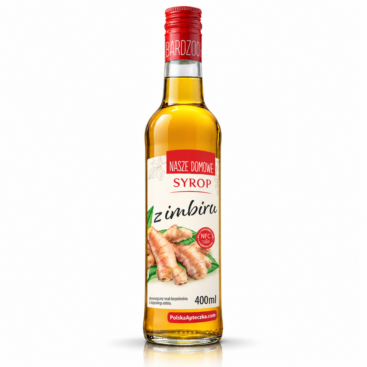 Ginger Syrup 400 ml – Premium Rosa / Syrop z Imbiru 400 ml – Premium Rosa