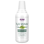 NOW Foods Xyliwhite™ Refreshmint Mouthwash - 16 oz. / Xyliwhite™ Refreshmint płyn do płukania jamy ustnej - 16 oz.