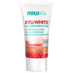 NOW Foods Xyliwhite™ Strawberry Splash Toothpaste Gel for Kids - 3 oz. / Xyliwhite™ truskawka Splash pasta do zębów żel dla dla dzieci - 3 oz.