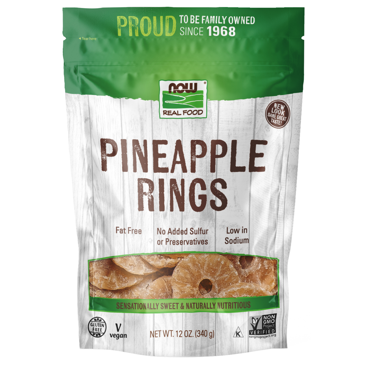 NOW Foods Pineapple Rings - 12 oz. / Pineapple Rings - 12 oz.