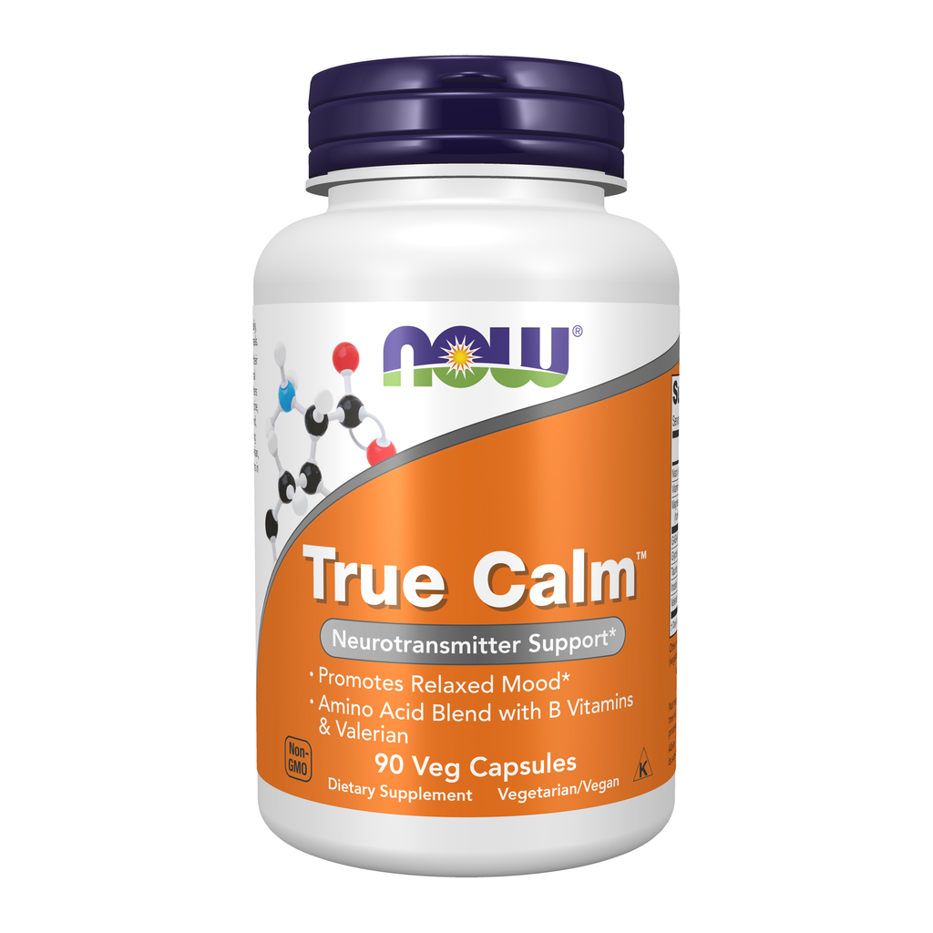 NOW Foods True Calm™ - 90 Veg Capsules / True Calm™ - 90 kapsułek roślinnych