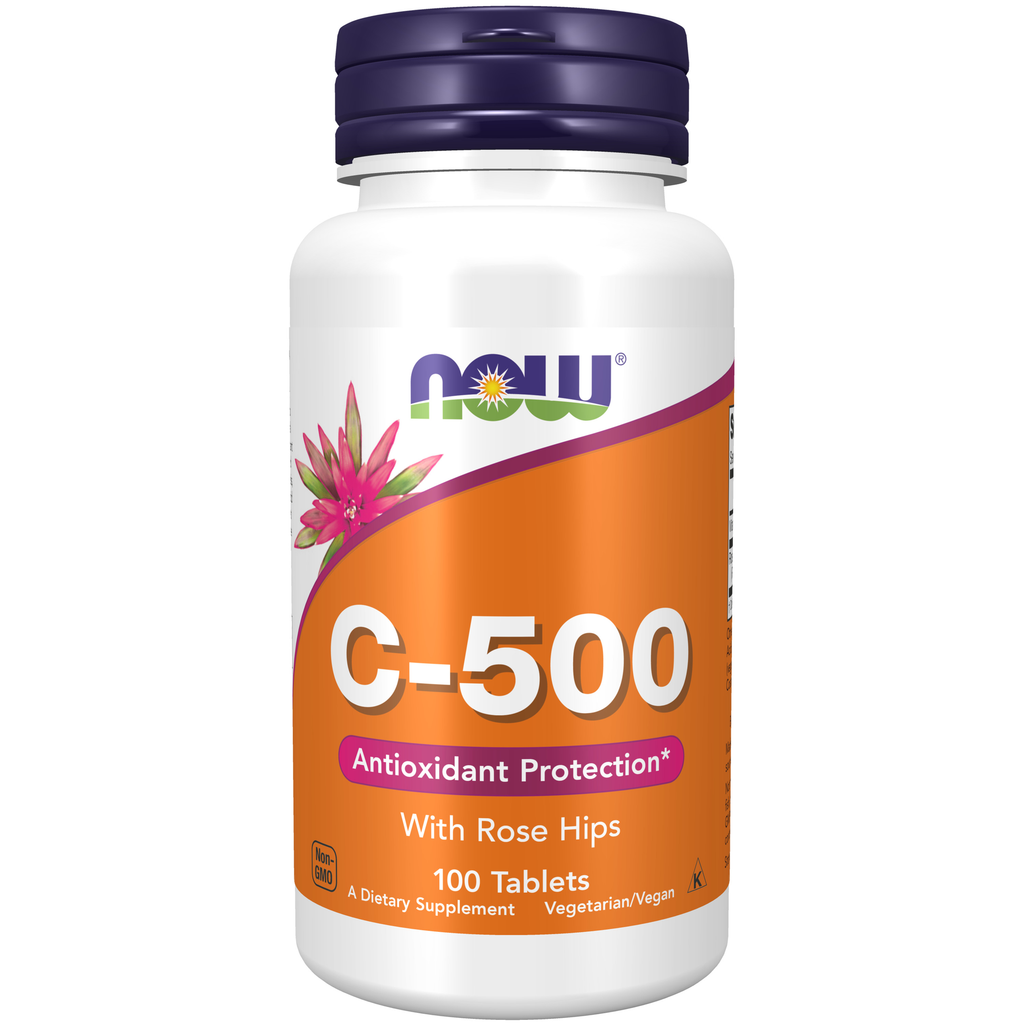 NOW Foods Vitamin C-500 - 100 Tablets / witamina C-500 - 100 tabletek