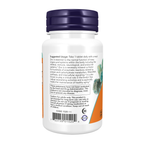 NOW Foods Zinc 50 mg - 100 Tablets – Left label / Etykieta producenta