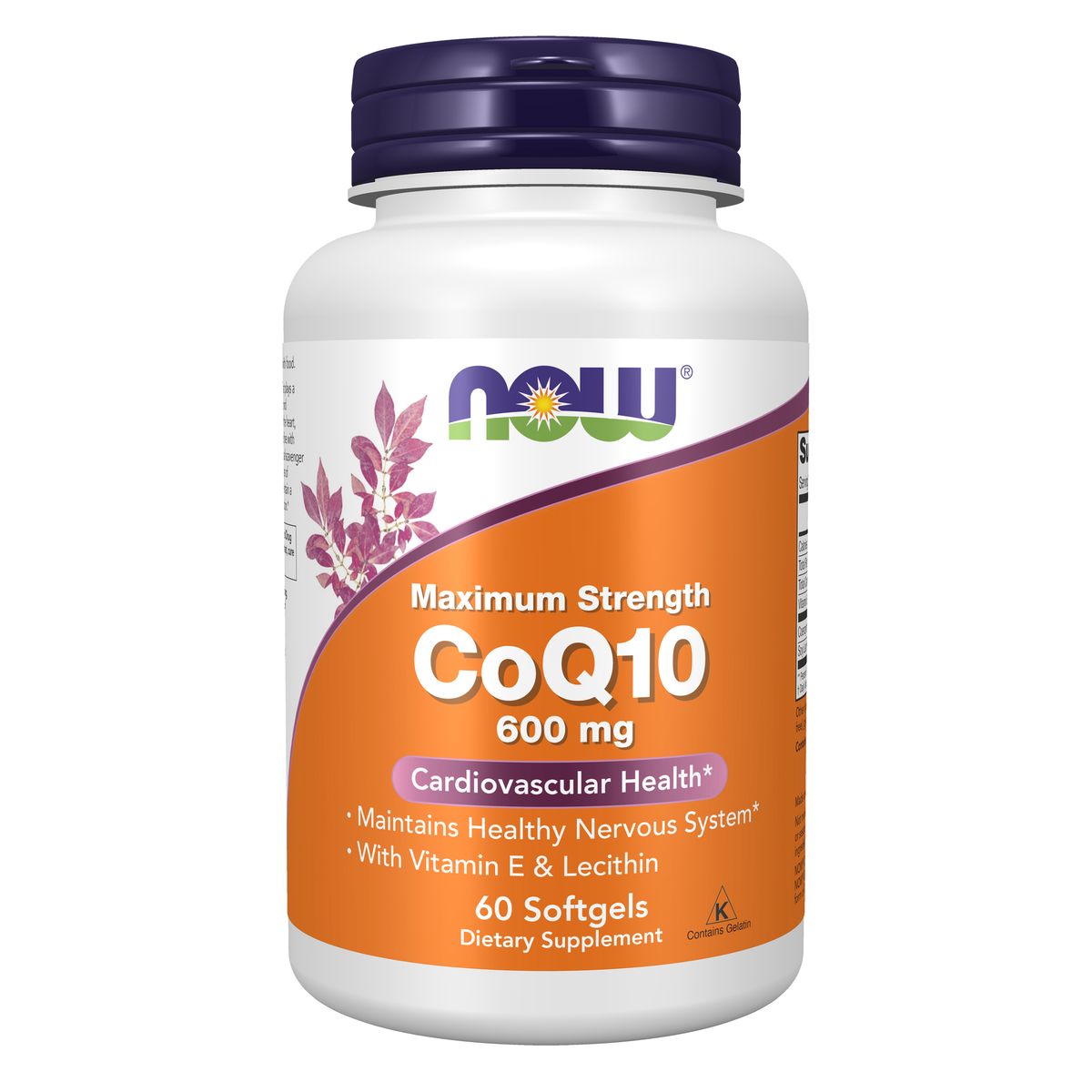 NOW Foods CoQ10 600 mg - 60 Softgels / CoQ10 600 mg - 60 kapsułek miękkich