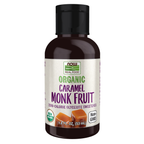 NOW Foods Monk Fruit Caramel Liquid, Organic - 1.8 fl. oz. / owoc mnicha Caramel płyn, produkt ekologiczny - 1.8 fl oz
