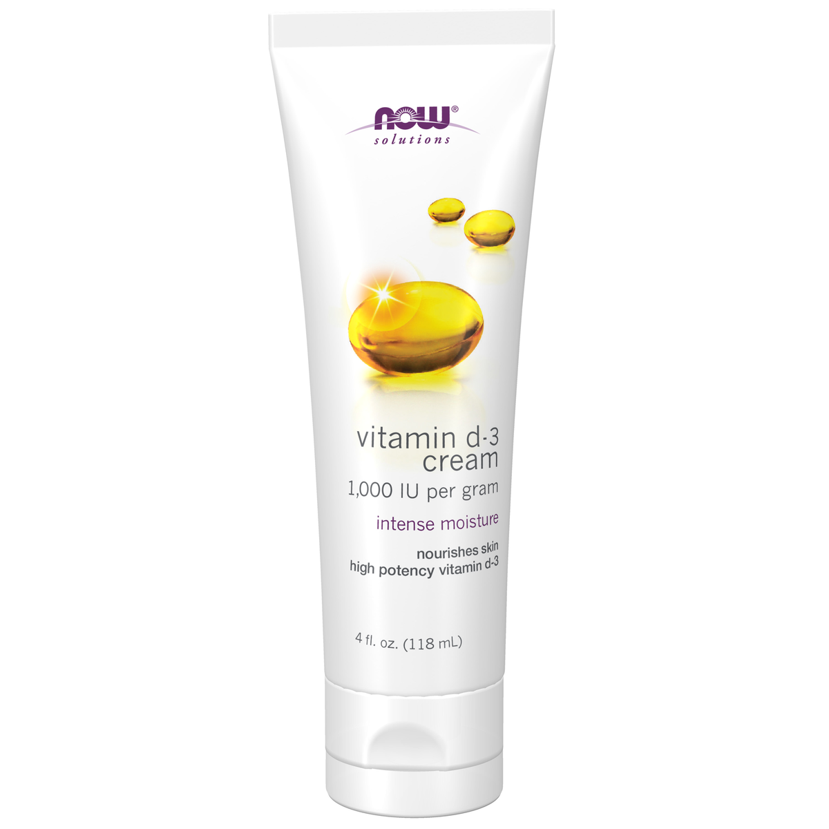 NOW Foods Vitamin D-3 Cream - 4 fl. oz. / witamina D-3 krem - 4 fl oz