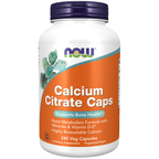 NOW Foods Calcium Citrate - 240 Veg Capsules / cytrynian wapnia - 240 kapsułek roślinnych