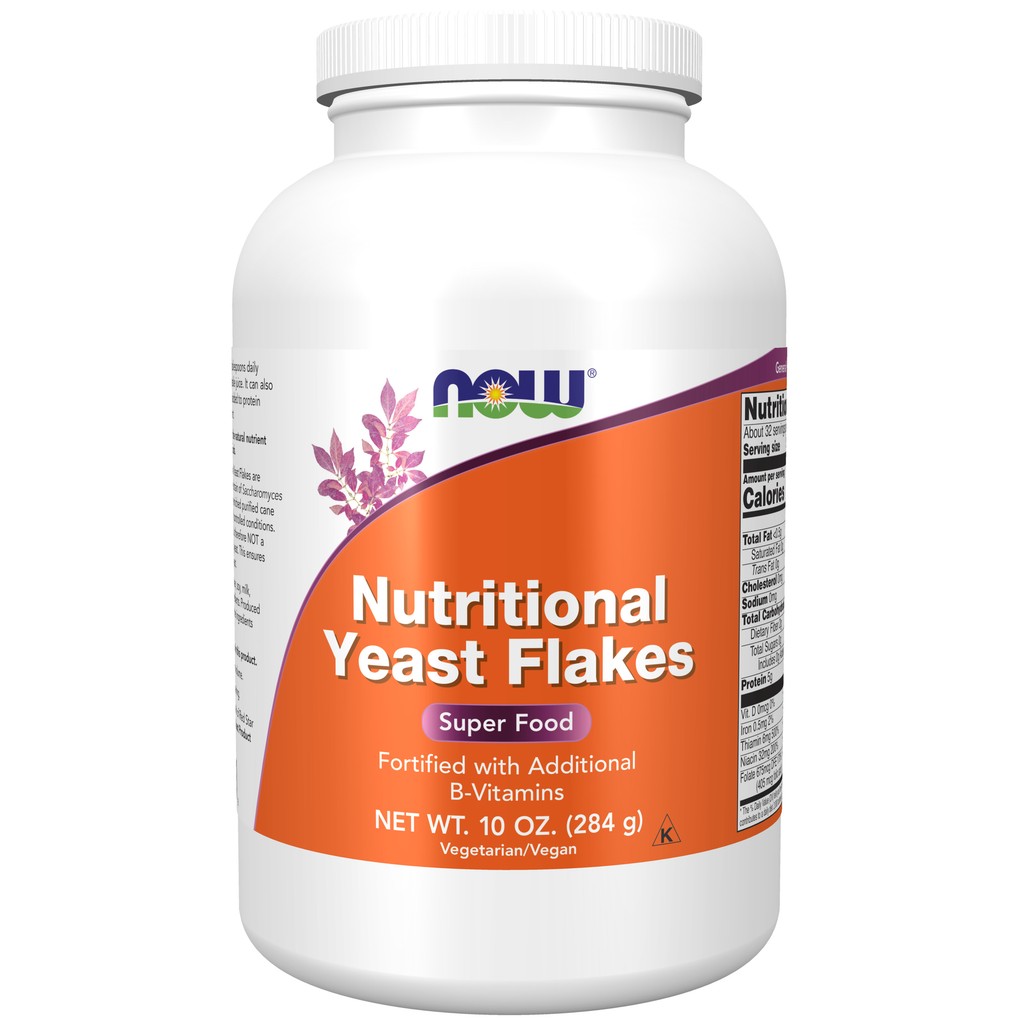 NOW Foods Nutritional Yeast Flakes - 10 oz. / Nutritional Yeast Flakes - 10 oz.