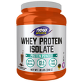 NOW Foods Whey Protein Isolate, Creamy Chocolate Powder - 1.8 lbs. / izolat białka serwatkowego, kremowa czekolada proszek - 1.8 lb