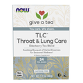 NOW Foods TLC™ Throat & Lung Care Tea - 24 Tea Bags / TLC™ Throat & Lung Care herbata - 24 saszetek