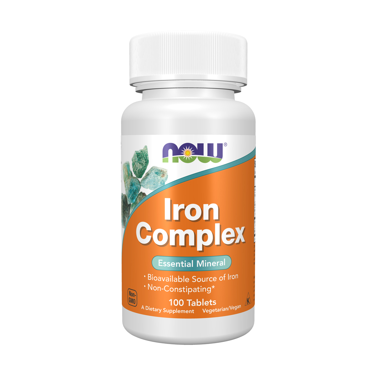 NOW Foods Iron Complex Vegetarian - 100 Tablets / żelazo kompleks wegetariański - 100 tabletek