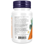 NOW Foods GTF Chromium 200 mcg Yeast Free - 100 Tablets – Label details / Etykieta producenta