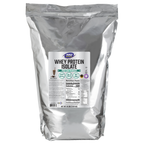NOW Foods Whey Protein Isolate, Creamy Chocolate Powder - 10 lbs. / izolat białka serwatkowego, kremowa czekolada proszek - 10 lb