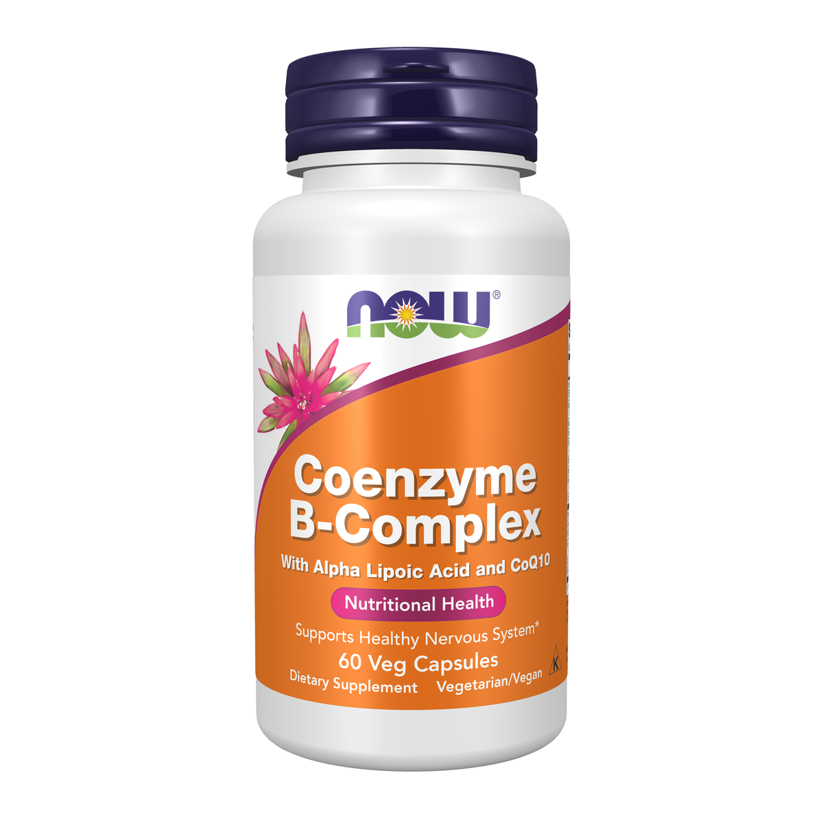 NOW Foods Co-Enzyme B-Complex - 60 Veg Capsules / Co-Enzyme B-kompleks - 60 kapsułek roślinnych