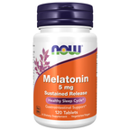 NOW Foods Melatonin 5 mg Sustained Release - 120 Tablets / melatonina 5 mg przedłużone uwalnianie - 120 tabletek