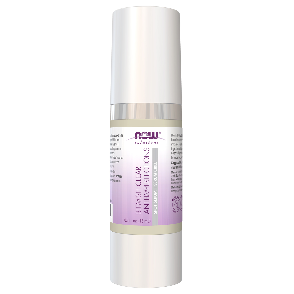 NOW Foods Blemish Clear Spot Serum - 0.5 fl. oz. / Blemish Clear Spot serum - 0.5 fl oz