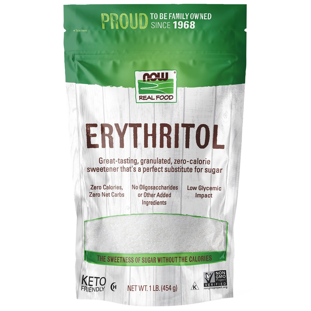 NOW Foods Erythritol - 1 lb. / erytrytol - 1 lb.