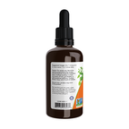 NOW Foods Turmeric Extract Liquid, Organic - 2 fl. oz. – Left label / Etykieta producenta