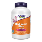 NOW Foods Red Yeast Rice 600 mg - 240 Veg Capsules / czerwony Yeast ryż 600 mg - 240 kapsułek roślinnych