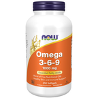 NOW Foods Omega 3-6-9 1000 mg - 250 Softgels / Omega 3-6-9 1000 mg - 250 kapsułek miękkich