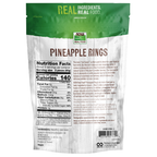 NOW Foods Pineapple Rings - 12 oz. – Label details / Etykieta producenta