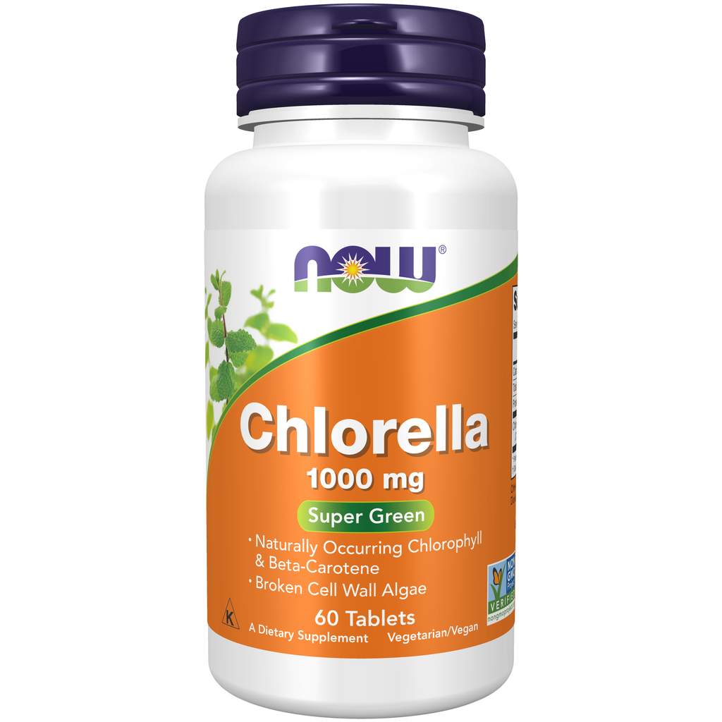 NOW Foods Chlorella 1000 mg - 60 Tablets / Chlorella 1000 mg - 60 tabletek