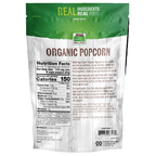 NOW Foods Popcorn, Organic - 24 oz. – Label details / Etykieta producenta