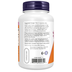 NOW Foods Liver Caps - 100 Capsules – Left label / Etykieta producenta