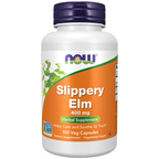 NOW Foods Slippery Elm 400 mg - 100 Veg Capsules / Slippery Elm 400 mg - 100 kapsułek roślinnych